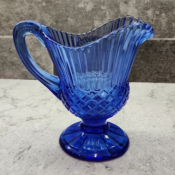 Vintage AVON Cobalt Blue Pitcher Old Mount Vernon - Picture 10 of 12
